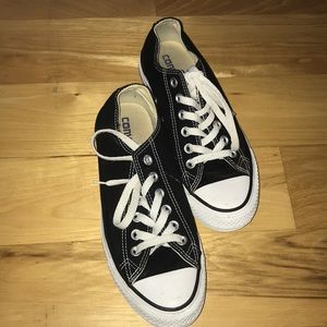 Black and white Converse